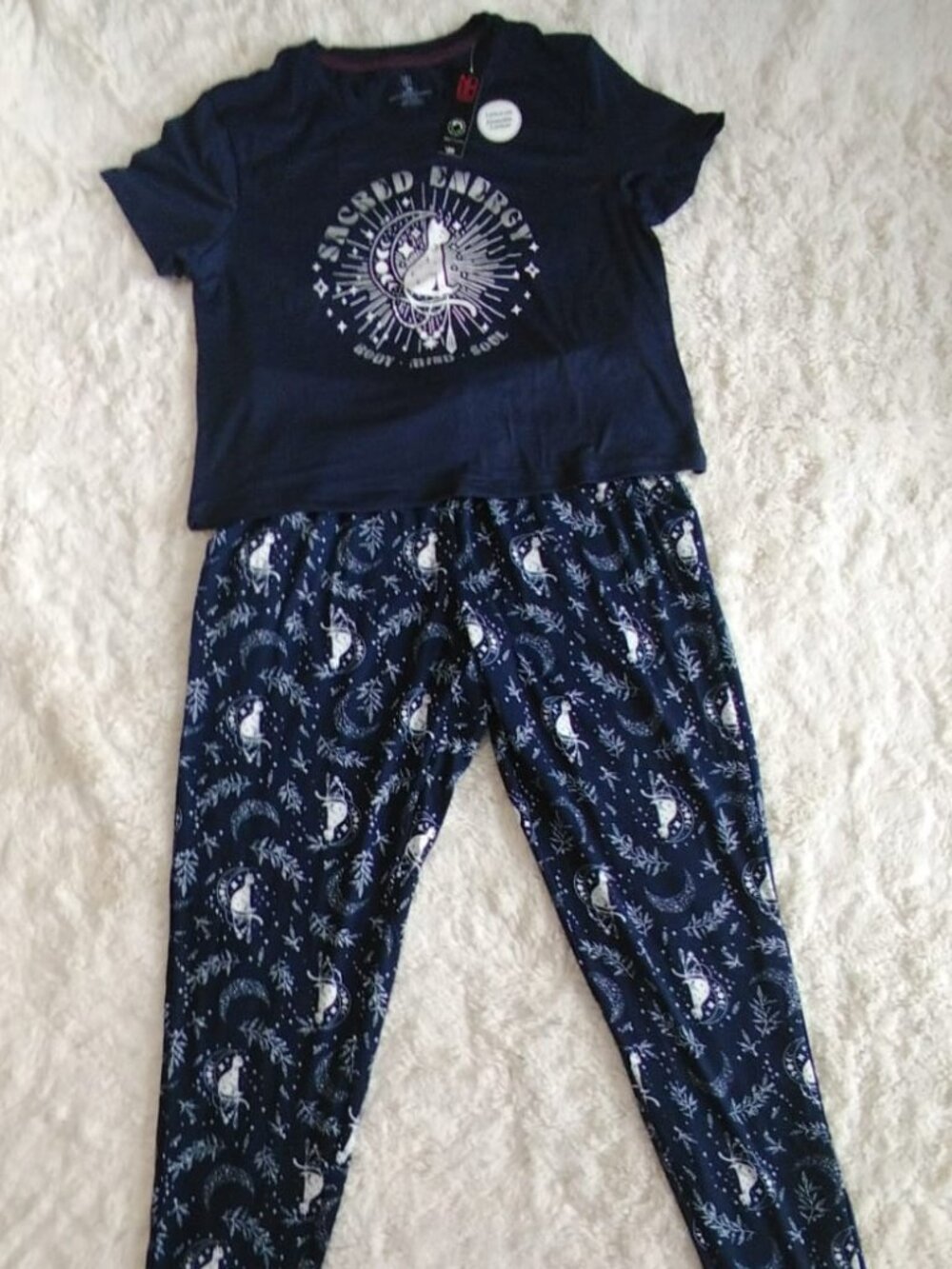 New No Boundaries 2-Piece Jogger Set - Size Large - Navy